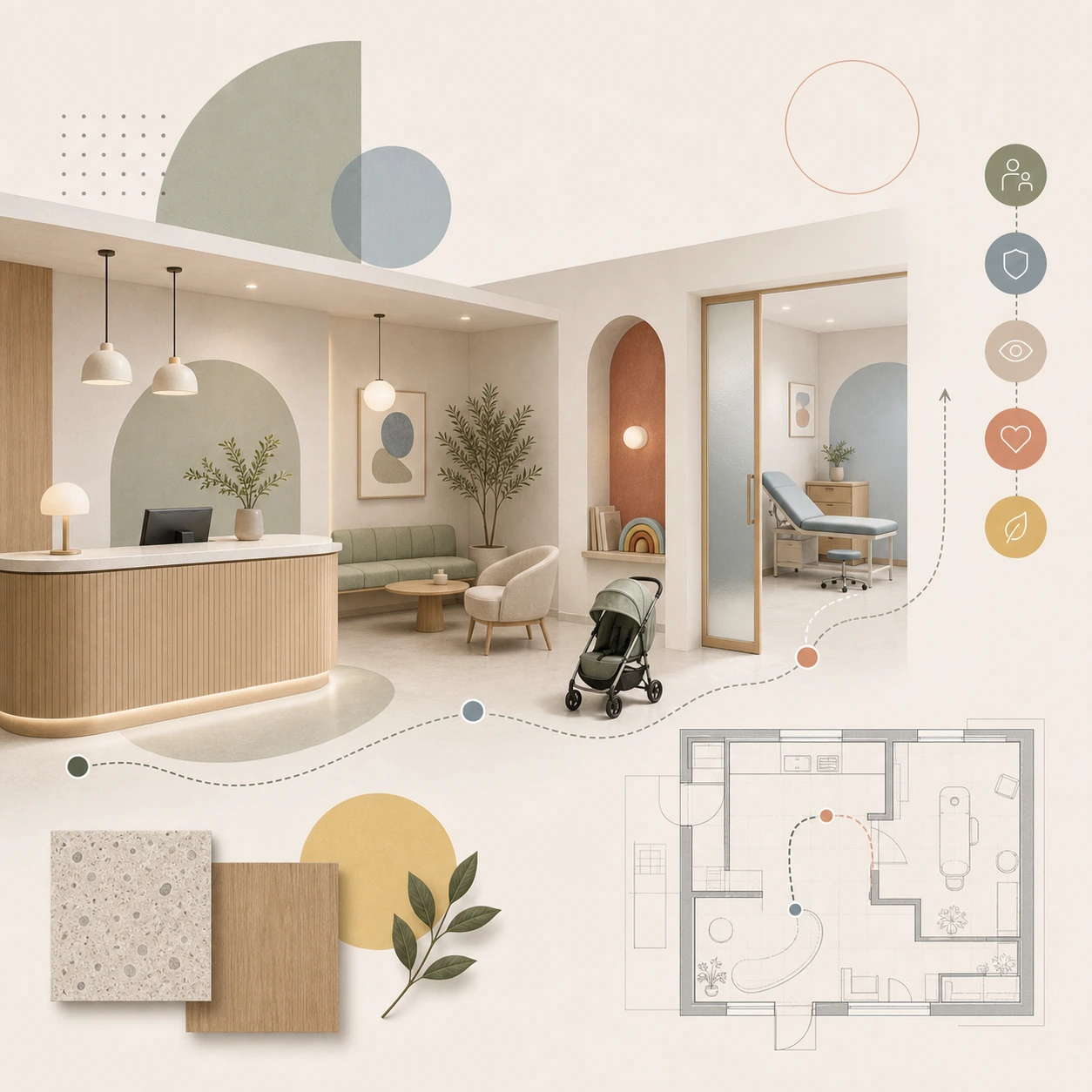 Barnklinik i Stockholm: klinikdesign för barn, föräldrar och trygg vårdupplevelse
