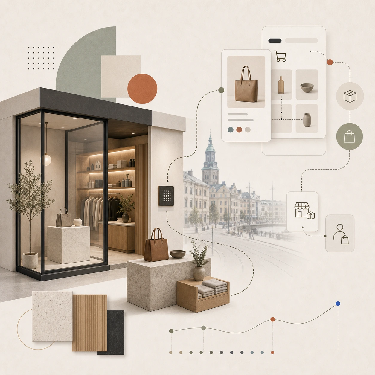 Phygital retail i Göteborg: hur du designar en butik som synkar med din E-handel