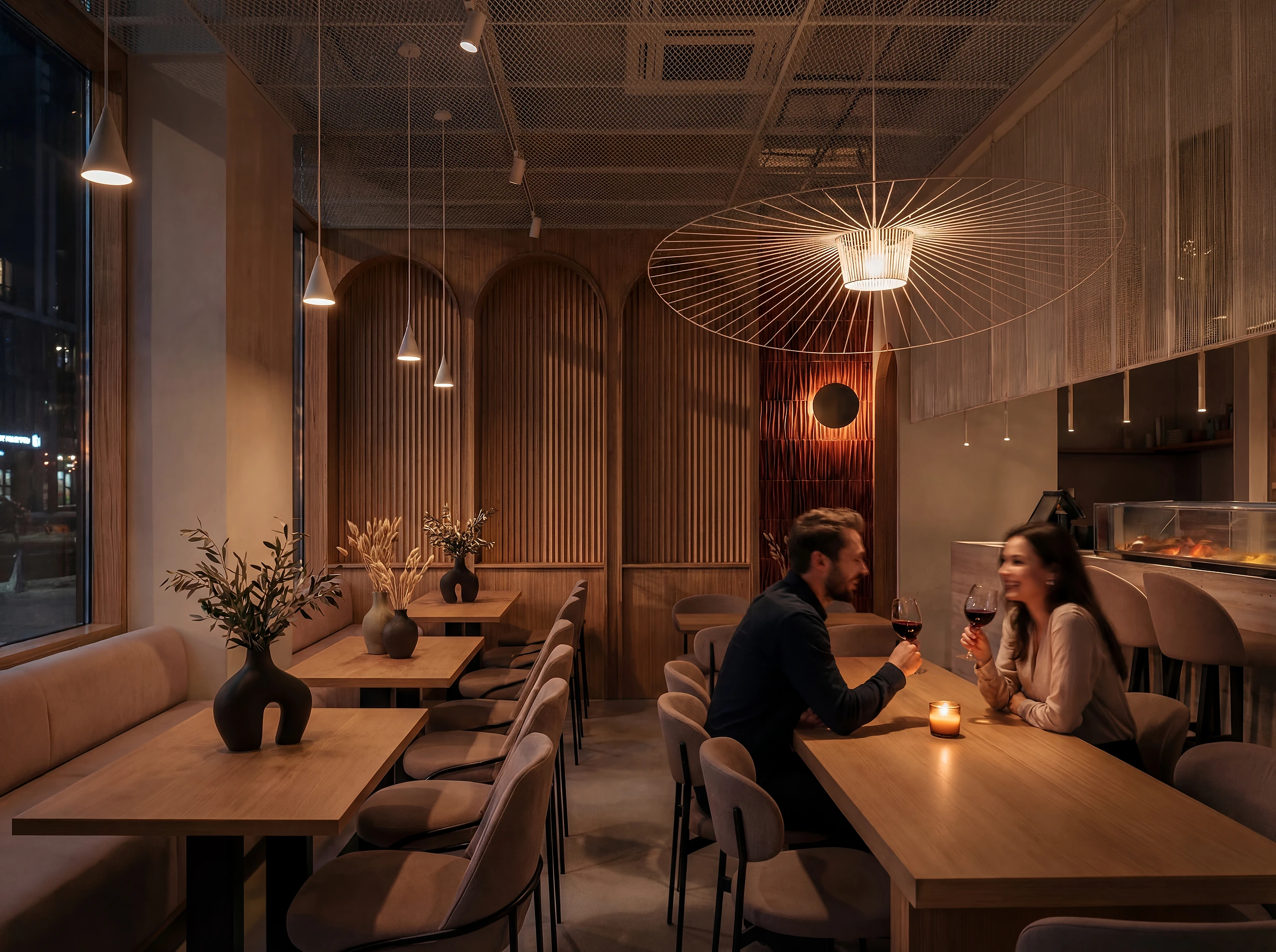 Bistró Dterra: restauranginteriör