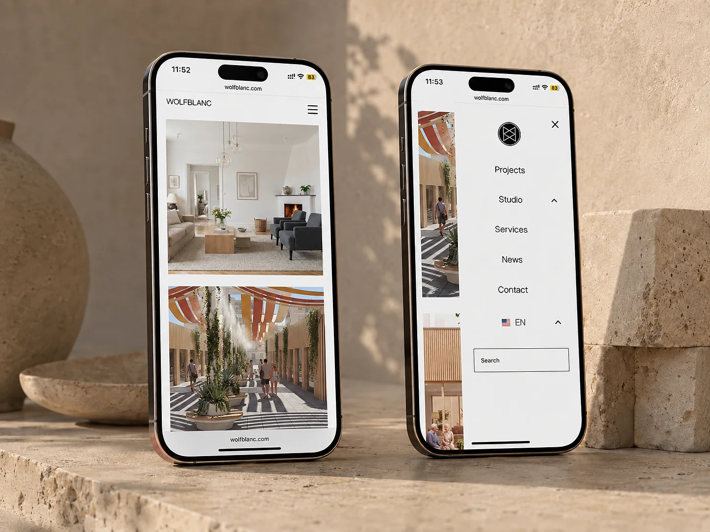 Wolfblanc Architects: digital identitet