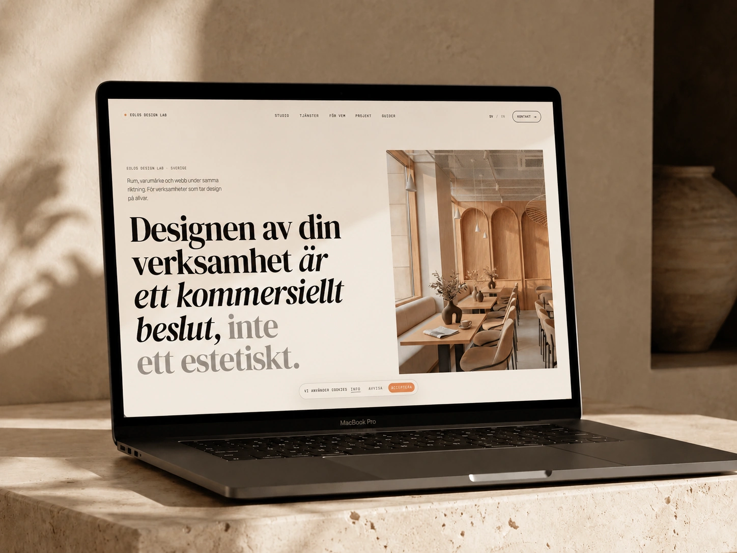 EOLOS Sverige: digital identitet och webb
