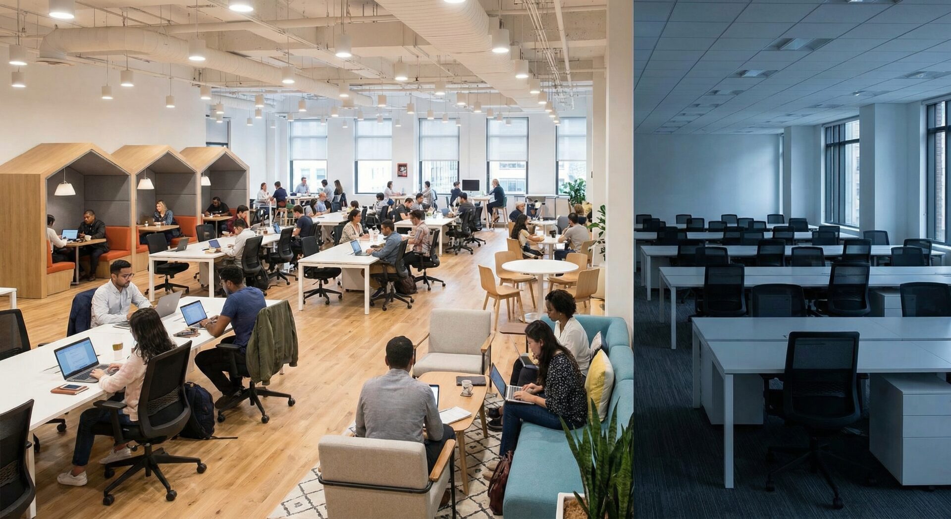 Coworking design Stockholm – inredning för delade kontorslokaler