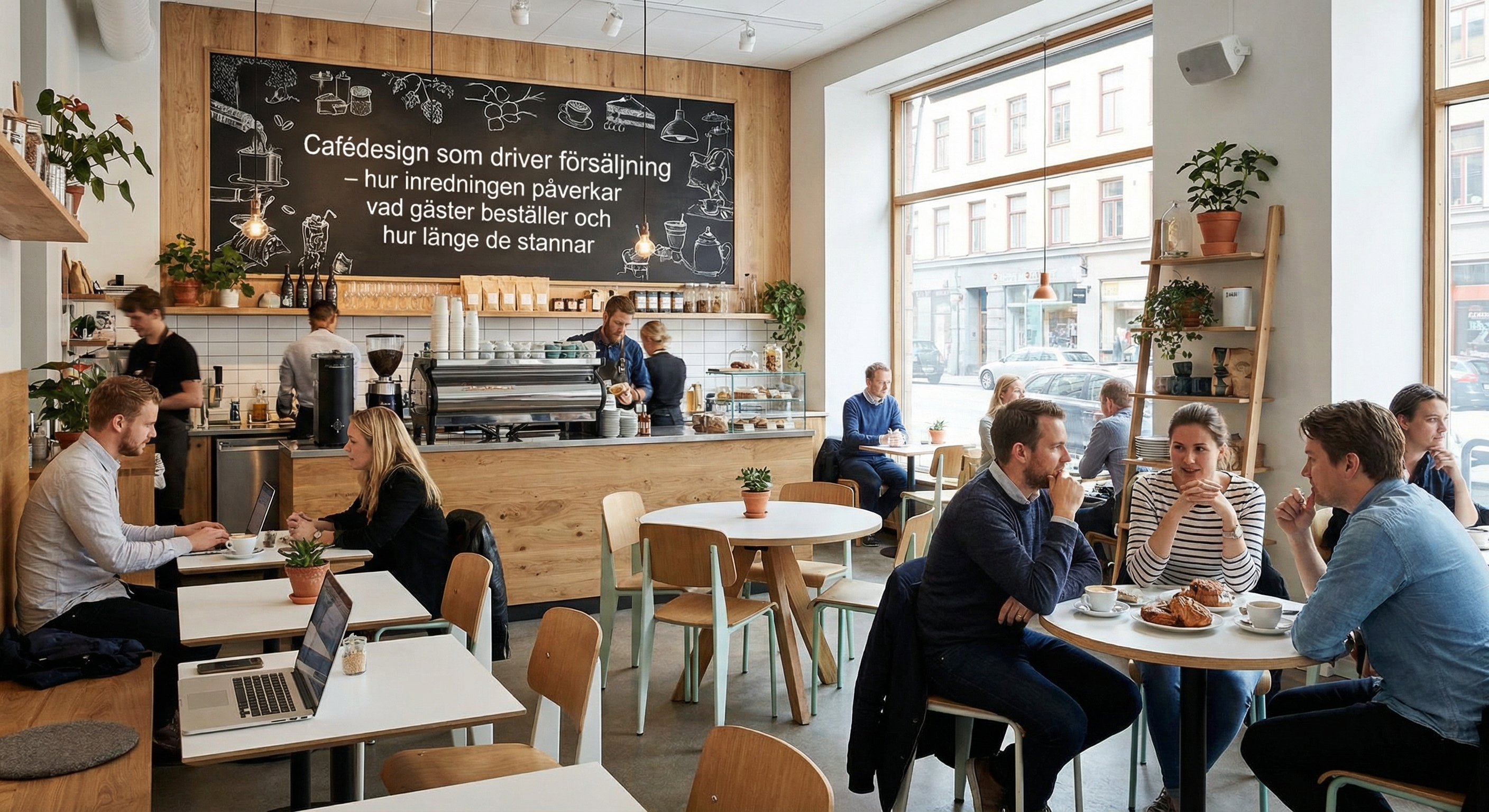 Cafédesign som driver försäljning – inredning för café Stockholm