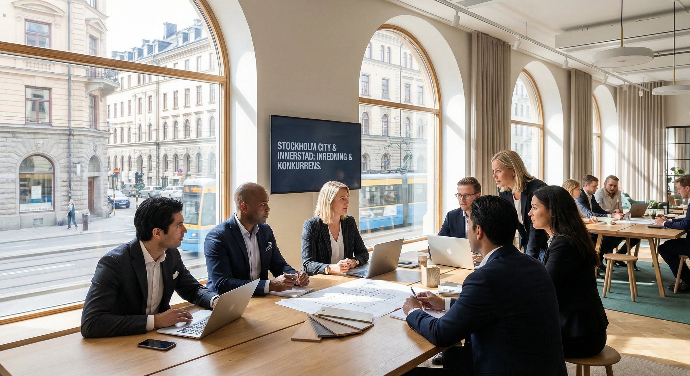 Nyöppning lokal design Stockholm EOLOS