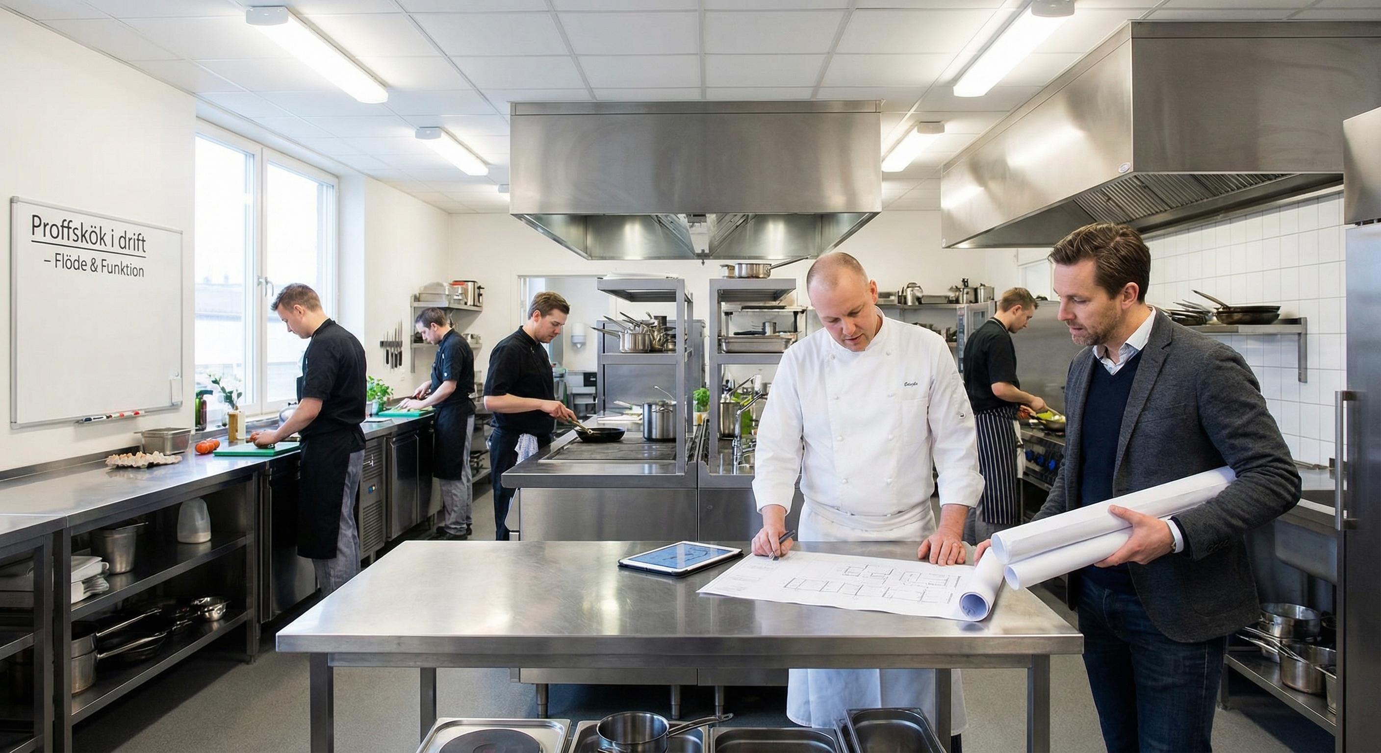 Köksdesign för restaurang – professionellt restaurangkök Stockholm