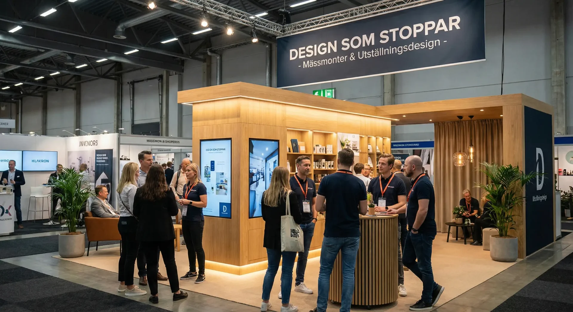 Mässmonter och utställningsdesign – kommersiell design Stockholm