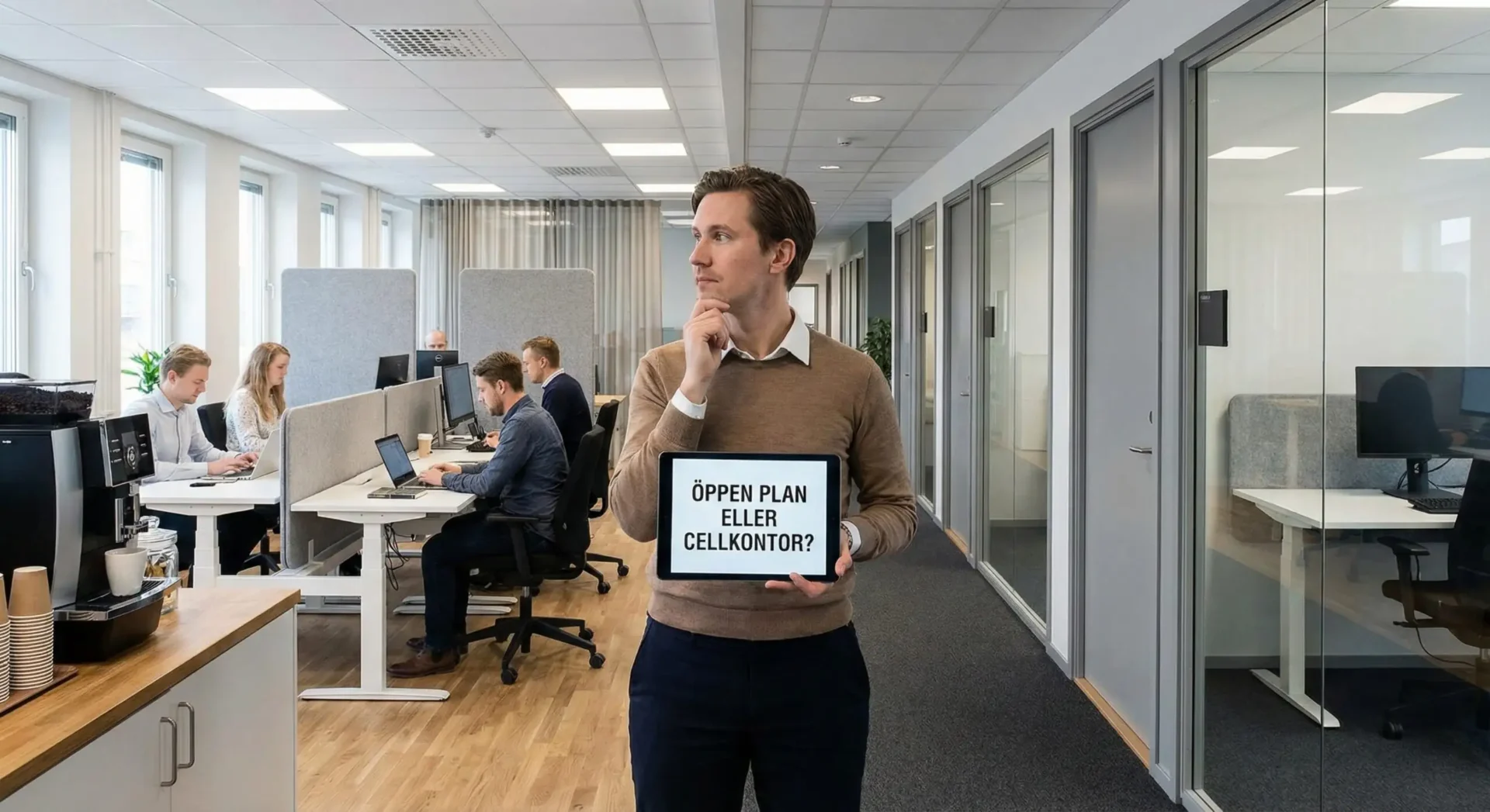 Öppen kontorsplan vs cellkontor – kontorsdesign Stockholm