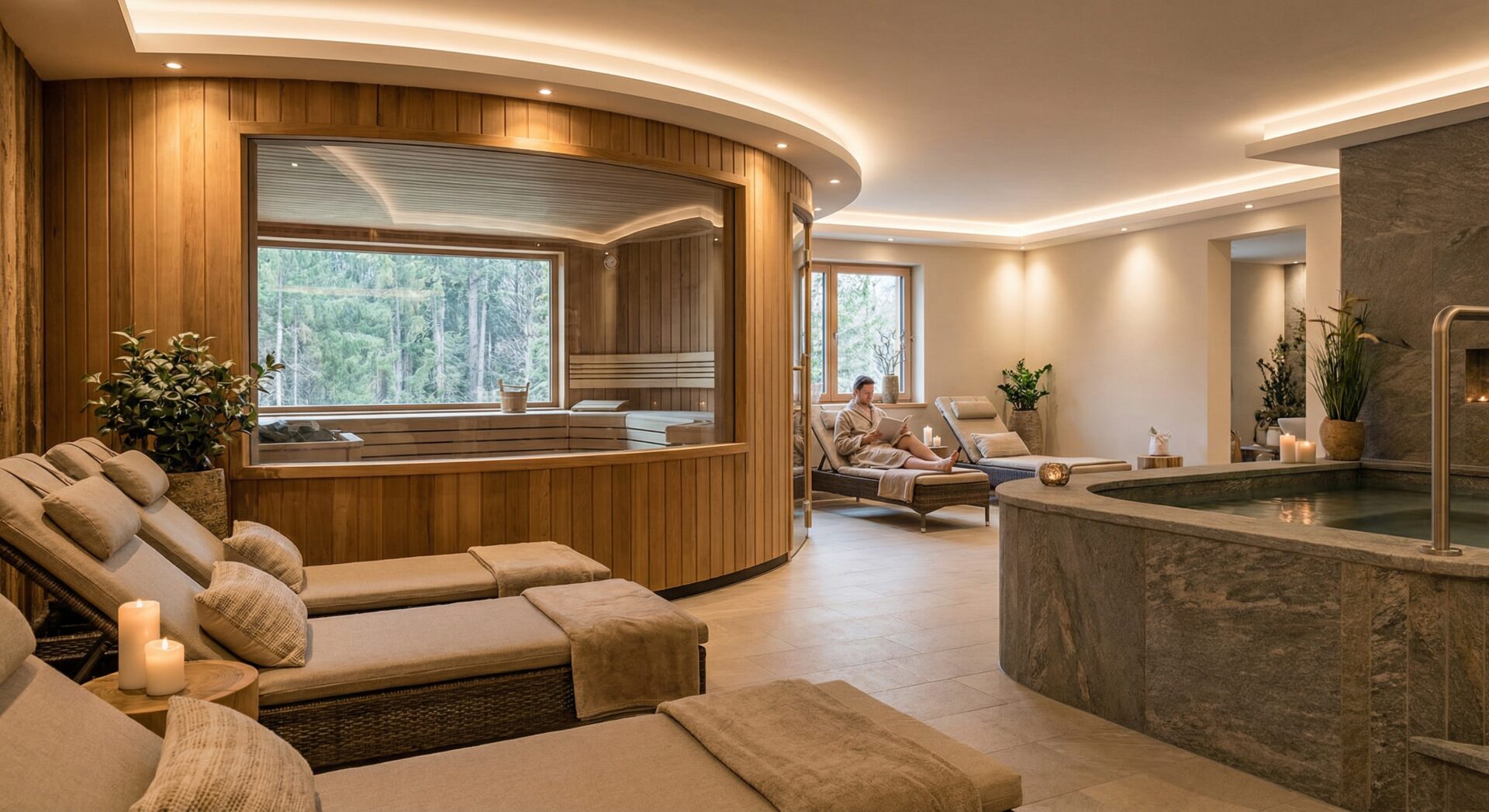 Spa och wellness inredning – design för upplevelse och avkoppling