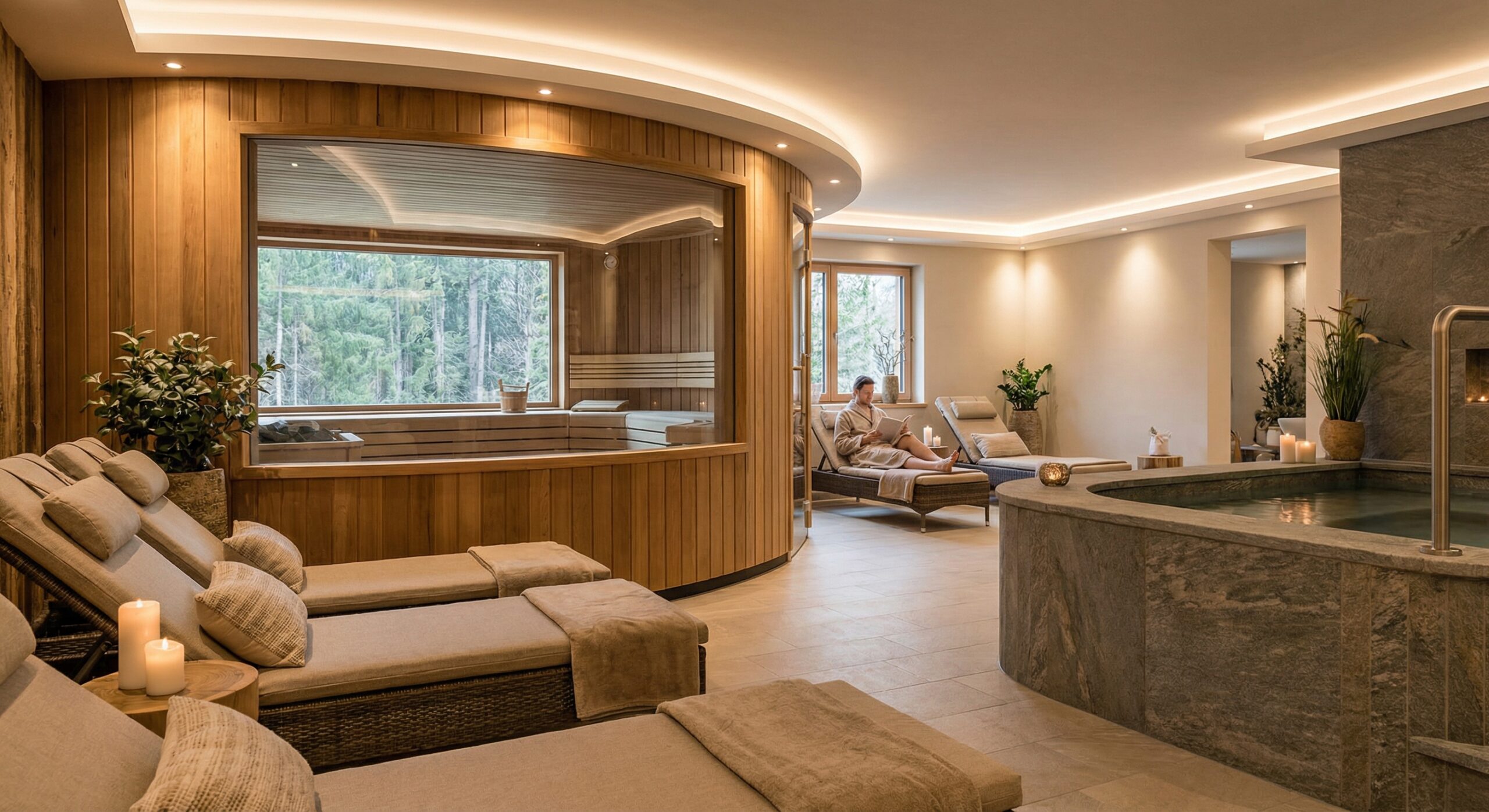 Spa och wellness inredning – design för upplevelse och avkoppling